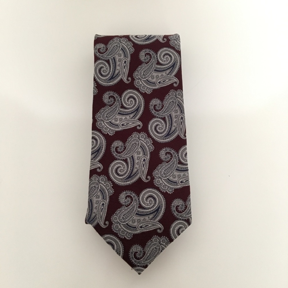Jos. A Bank Paisley Silk Tie Executive Collection